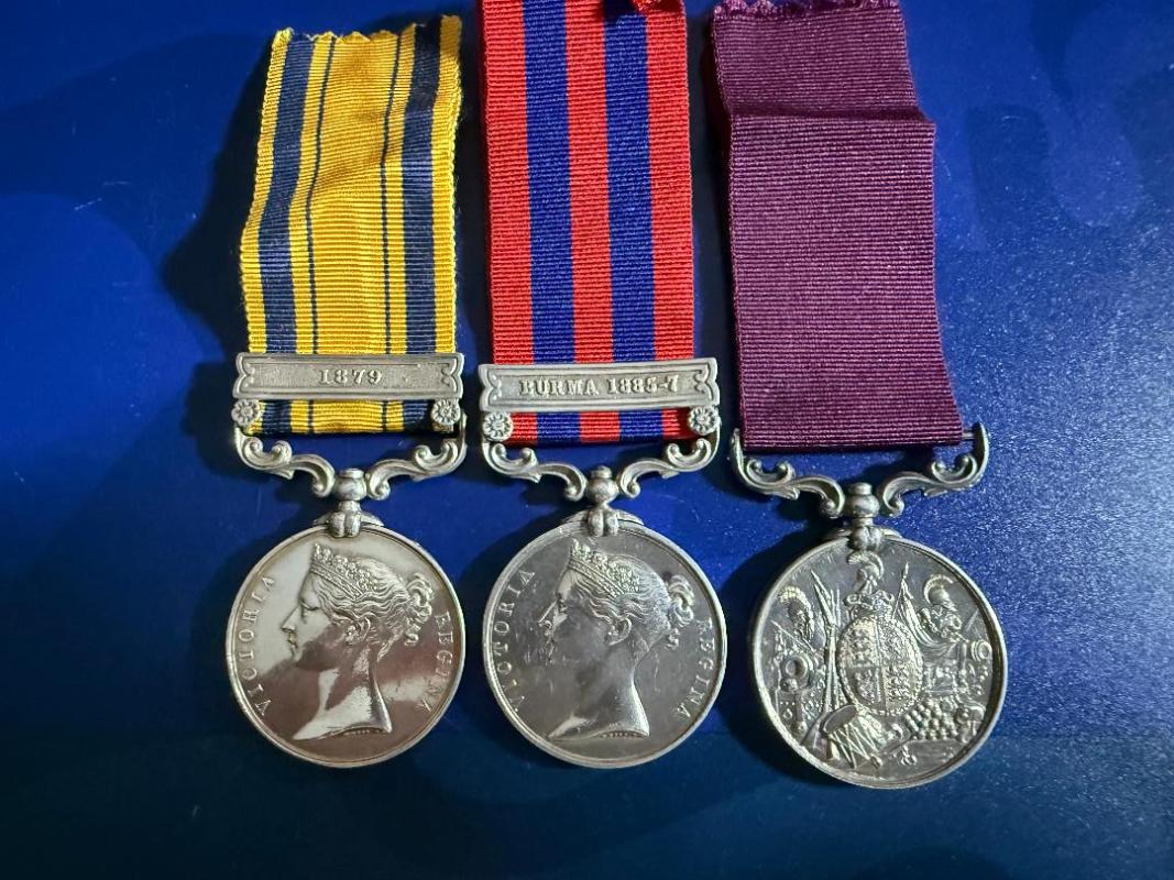 Zulu War 1879 Group Of 3 To The 21st Foot / RSF