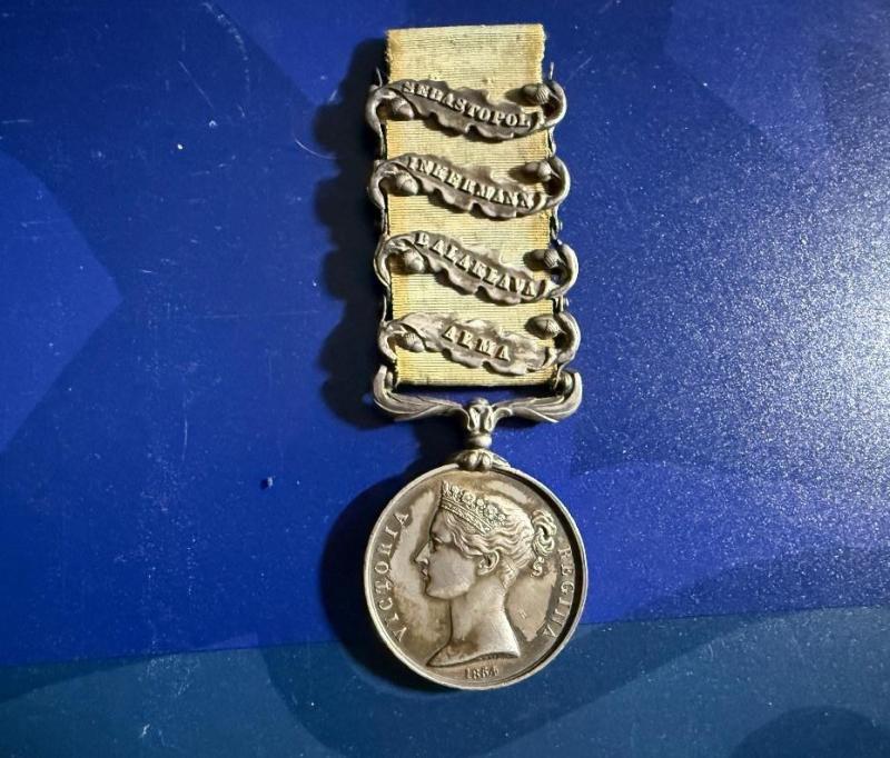 Crimea Medal 4 bars to the 20th Regt